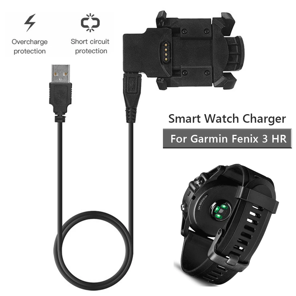 

Garmin Fenix 3/Fenix 3 HR/Fenix 3 Sapphire/Quatix 3/Tactix Bravo Sport Watch Charger Power Supply Cable Smartwatch Charging Dock