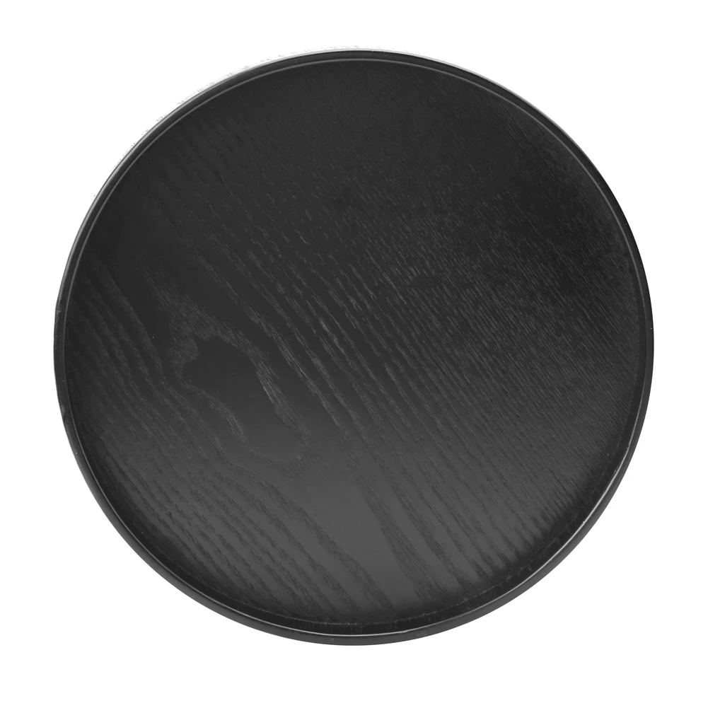 Круглый деревянный поднос для чая 24 см|Чайные подносы| |