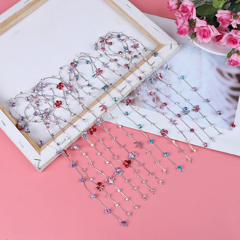 New Girl Hair Extension Rhinestone Tool Glitter braid hairpin Bridal Wedding Hair Accessories