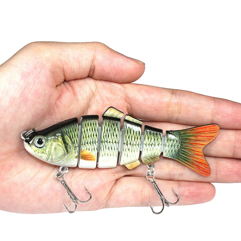 1 uds/invierno pesca Bionic мульти секцион nadar duro bait10 см/15 5 г искусственный воблер giratorio