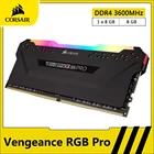 Модуль ОЗУ CORSAIR RGB PRO DDR4, 8 ГБ, 16 ГБ, 3600 МГц, DIMM, 288 контактов