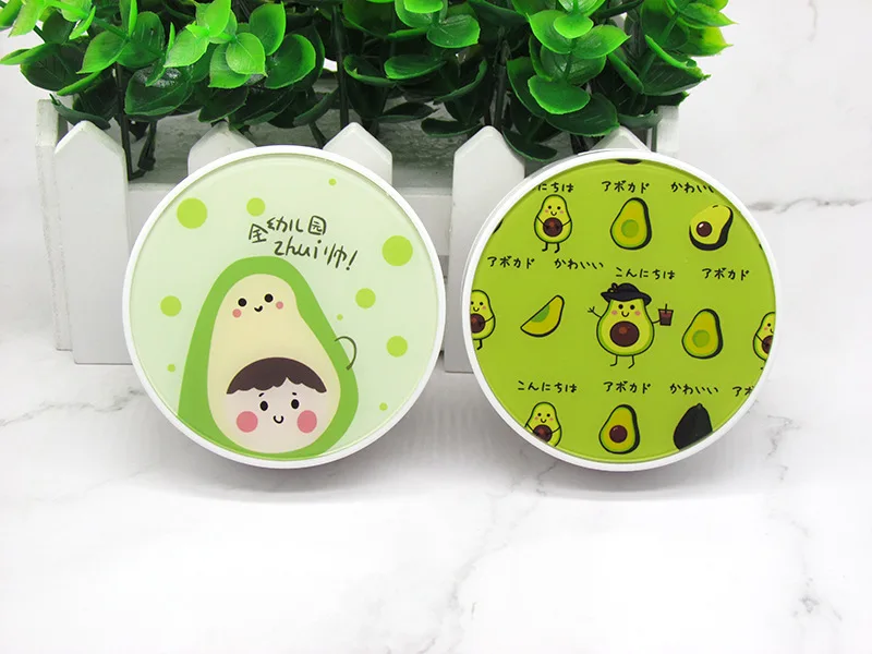 4 цвета авокадо кейс для контактных линз контейнер очиститель объектива зеркало