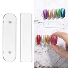 Стенд-держатель для демонстрации ногтей, цветные Типсы, карточная доска, двухсторонний скотч для ногтей, клей для практики накладных ногтей