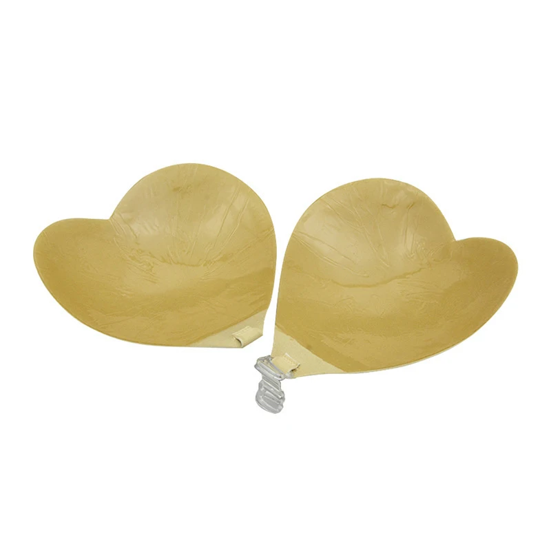 Силиконовый самоклеящийся бюстгальтер с эффектом пуш-ап невидимый открытой