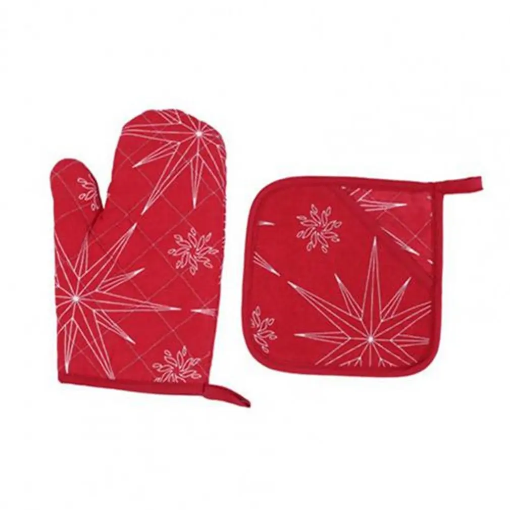 

Microwave Gloves Insulation Pad BBQ Gloves Baking Oven Baking Hot Pot Heat Resistant Kitchen Baking Cooking Tool