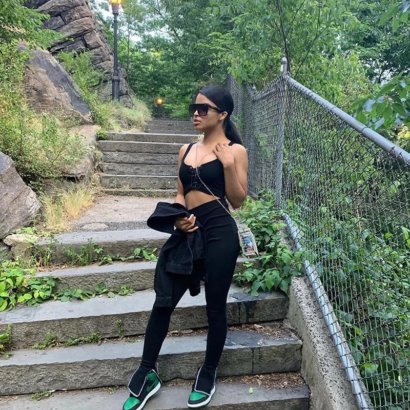 

Women Active Leggings Fitness Sporting Pants Casual Solid High Waist Female Elastic Trousers 2020 Thin Skinny Slim Pencil Pants