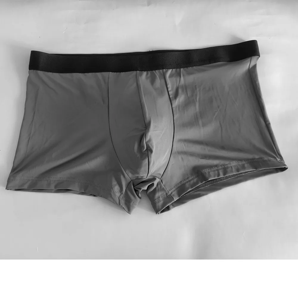 5 Pcs/Lot Men's Underwear  Ice Knife Deer Feet Solid Color Fresh Soft Comfortable Underwear Factory Wholesale And Customized