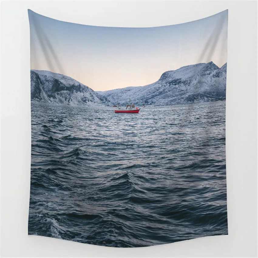 

150*130cm Landscape Wall Tapestry Home Decorations Wall Hanging Forest Starry Night Tapestries For Living Room Bedroom