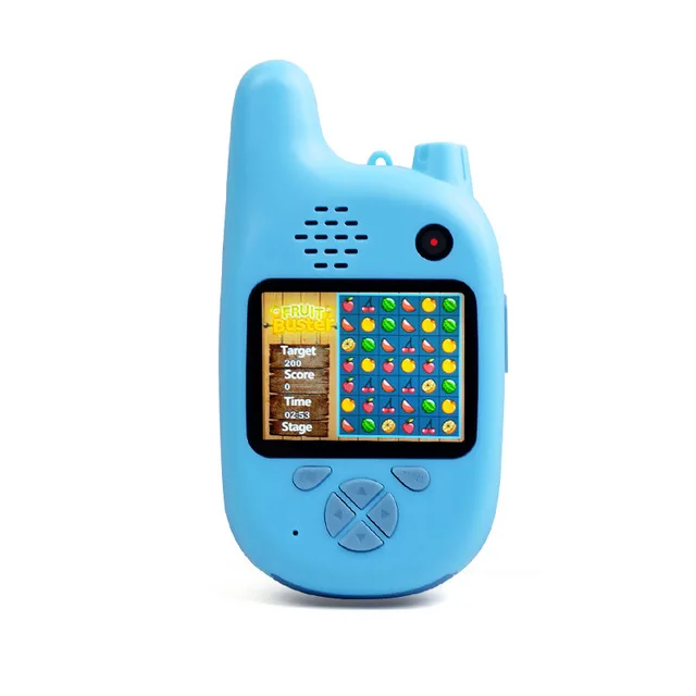 children intercom camera camcorder mini video hd toys walkie talkie game mp3 music player game best gift for children free global shipping