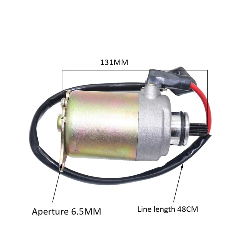Мотоцикл Скутер мопед Мотор 12V Quad двигатель мотоцикла Электрический стартер