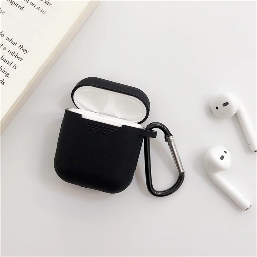 Силиконовый ТПУ Bluetooth беспроводной Чехол для наушников Защитный чехол AirPods кожи
