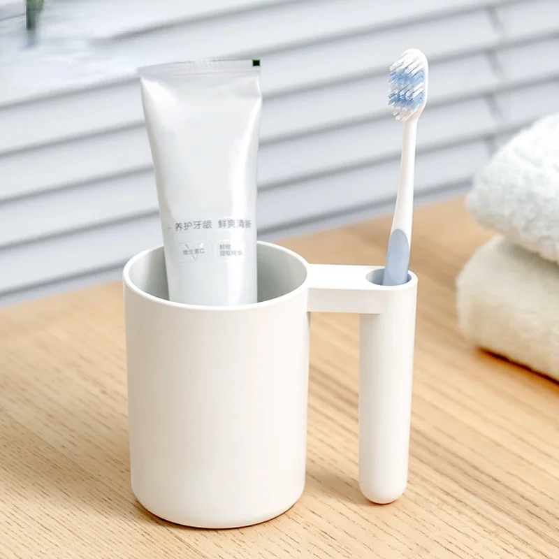 

Plastic White Mouth Wash Cup Nordic Travel Modern Mouth Wash Cup Luxurious Tandenborstel Beker Household Merchandises TZYJ