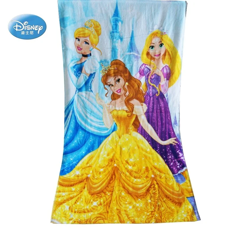 

Disney Princess Cinderella Belle Tangled Rapunzel Clubhouse Girls Kids Beach/Pool/Bath Towel 100% Cotton Size Width 70cm/75cm