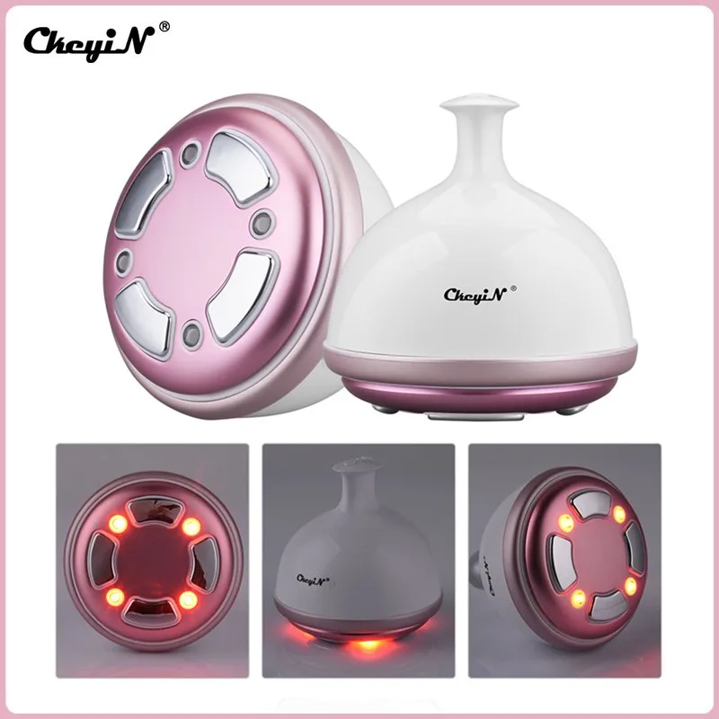 

CkeyiN Body Shaping Machine RF LED Heating Ultrasonic Cavitation Fat Reduction Belly Weight Loss Vibration Slimming Shaper 50