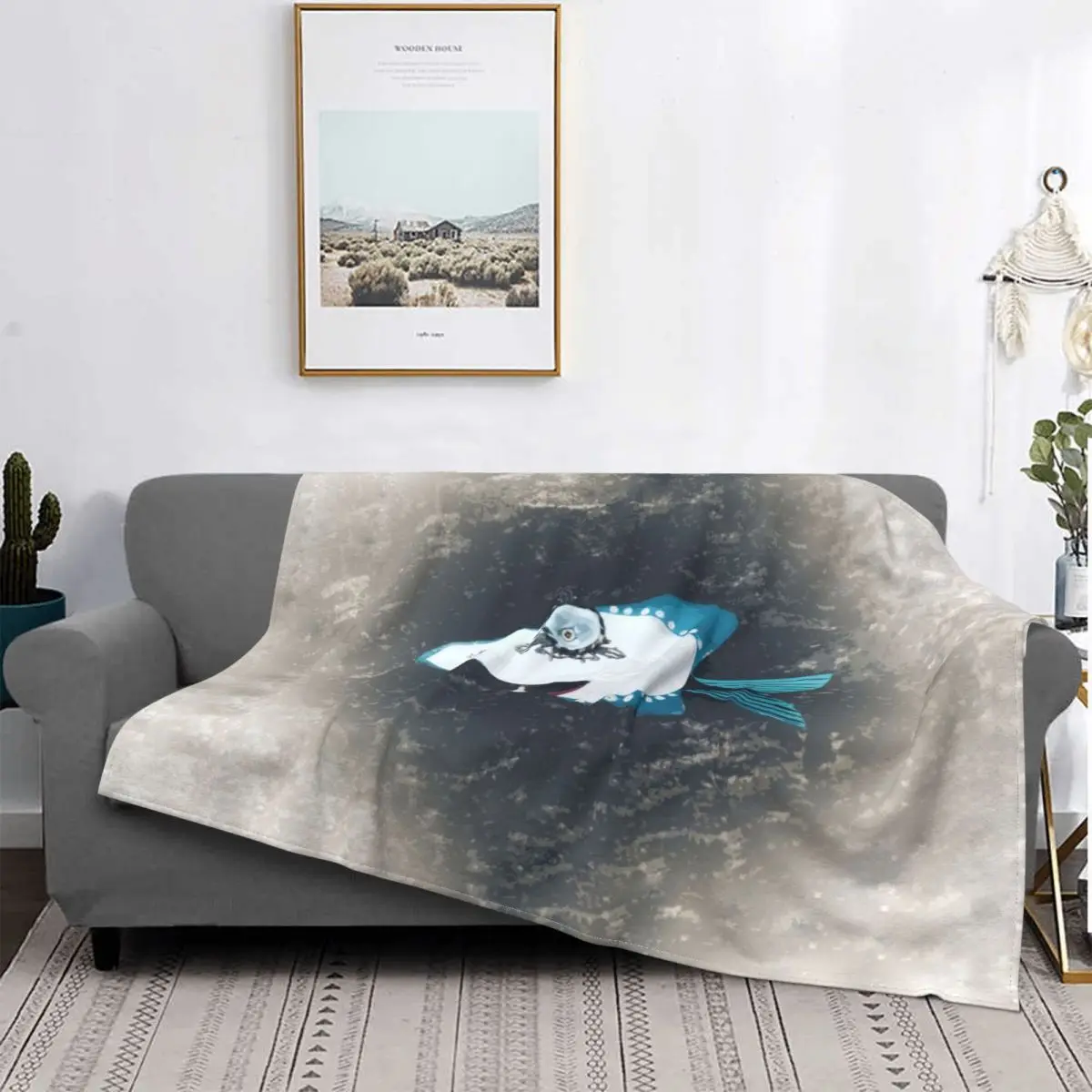 

Manta de estilo costero con temática Hippie, manta de felpa cálida de franela ultrasuave para sofá, cama y sofá de terciopelo