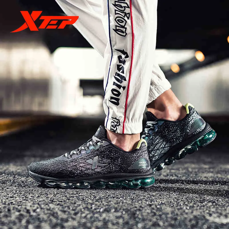 

Xtep AIR MEGA Men Running Shoes Autumn And Winter Air Cushion Shock Absorption Sports Running Sneaker Shoes Men 881119119286