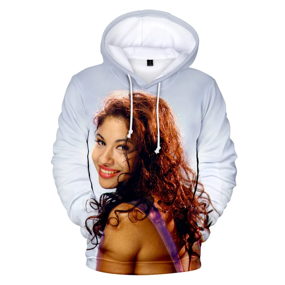 Супер звезда selena quintanilla толстовки для женщин Мода хип хоп трендовый Свитшот