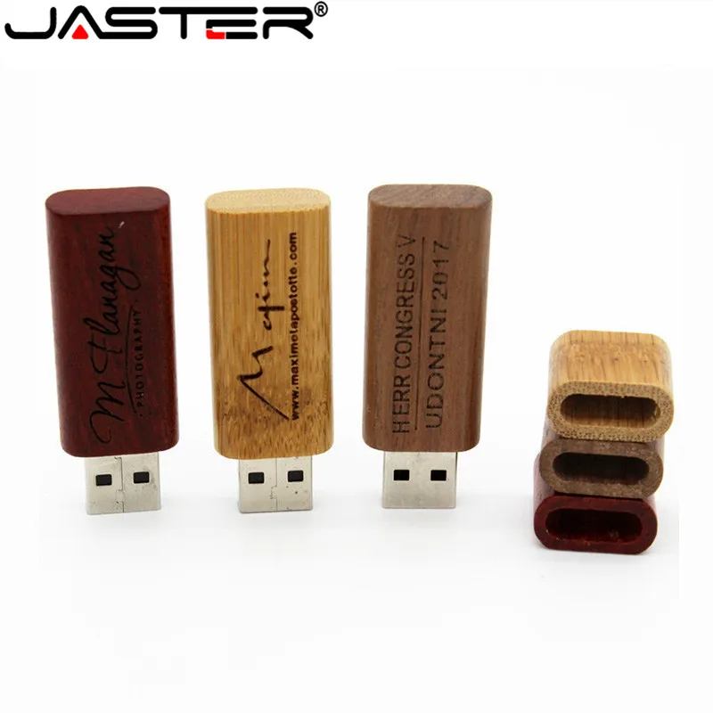 USB флеш накопитель JASTER с деревянным чипом карта памяти creativo 4 ГБ 16 32 64 свадебный