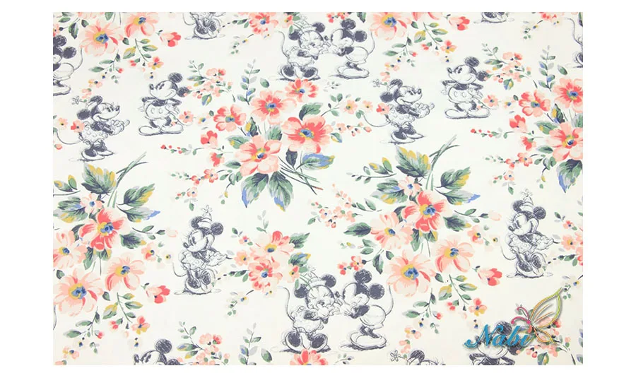 SMTA 50*140 см, хлопковая ткань, Лоскутная Ткань по метру, ткань для шитья, для пэчворк, Европейский мультфильм