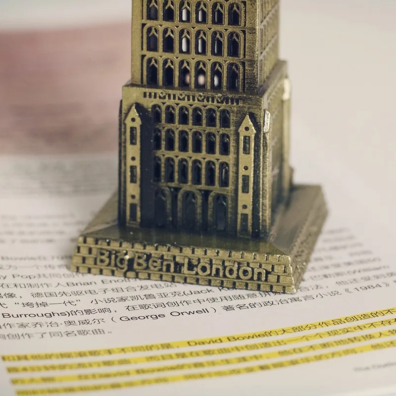 Модель Big Ben орнамент из сплава украшение для окна подарок на день рождения