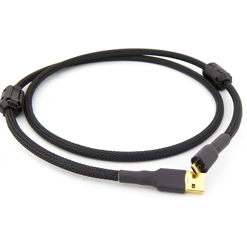 OTG usb линия hifi USB кабель двойное магнитное кольцо позолоченный усилитель ЦАП кабель USB A к micro USB