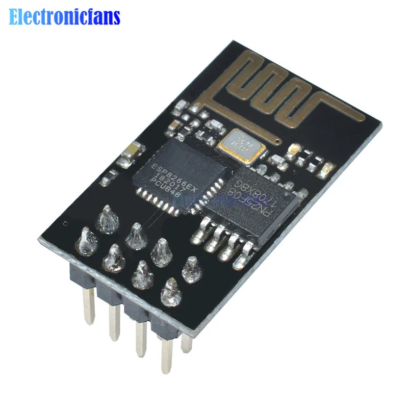 

50pcs/lot ESP8266 ESP-01 ESP01 Serial Wireless WIFI Module Transceiver Receiver Internet Of Things Wifi Model Board For Arduino