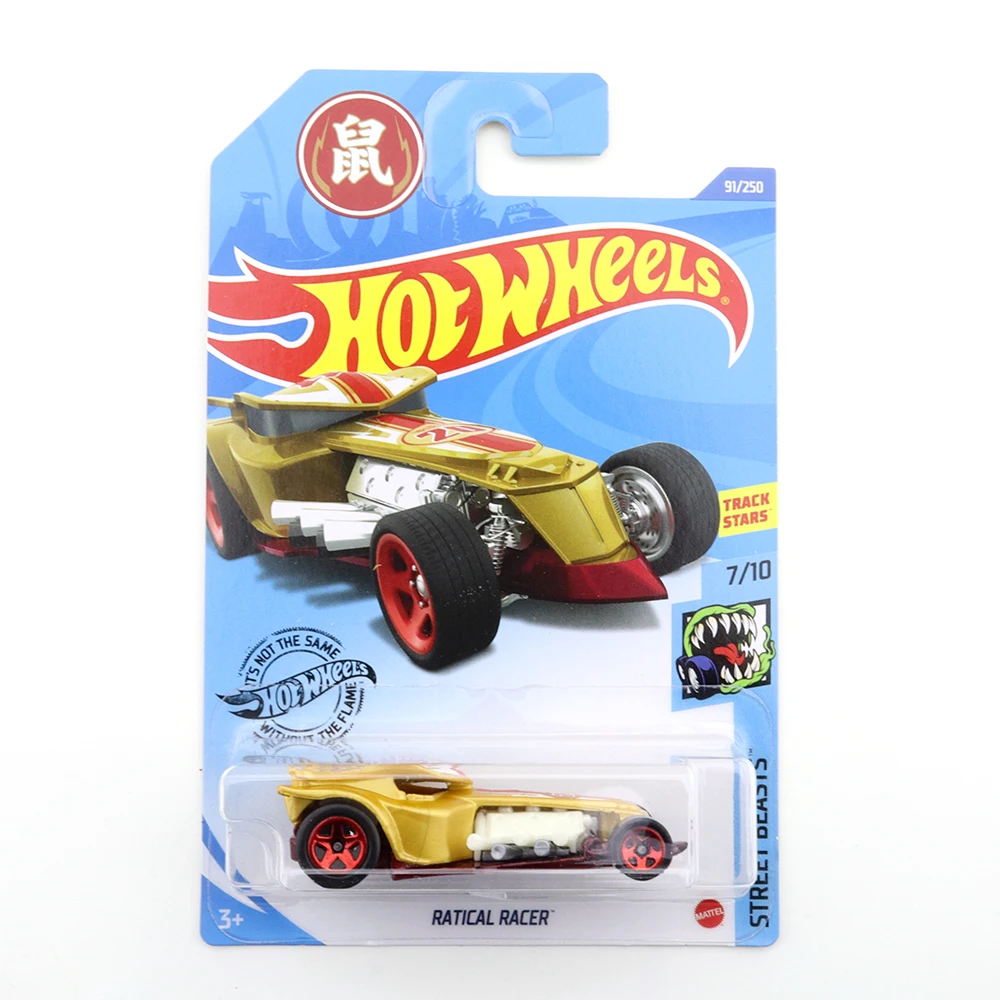 2020-91 RATICAL RACER оригинальные горячие колеса Мини Сплав купе 1/64 металл литья под
