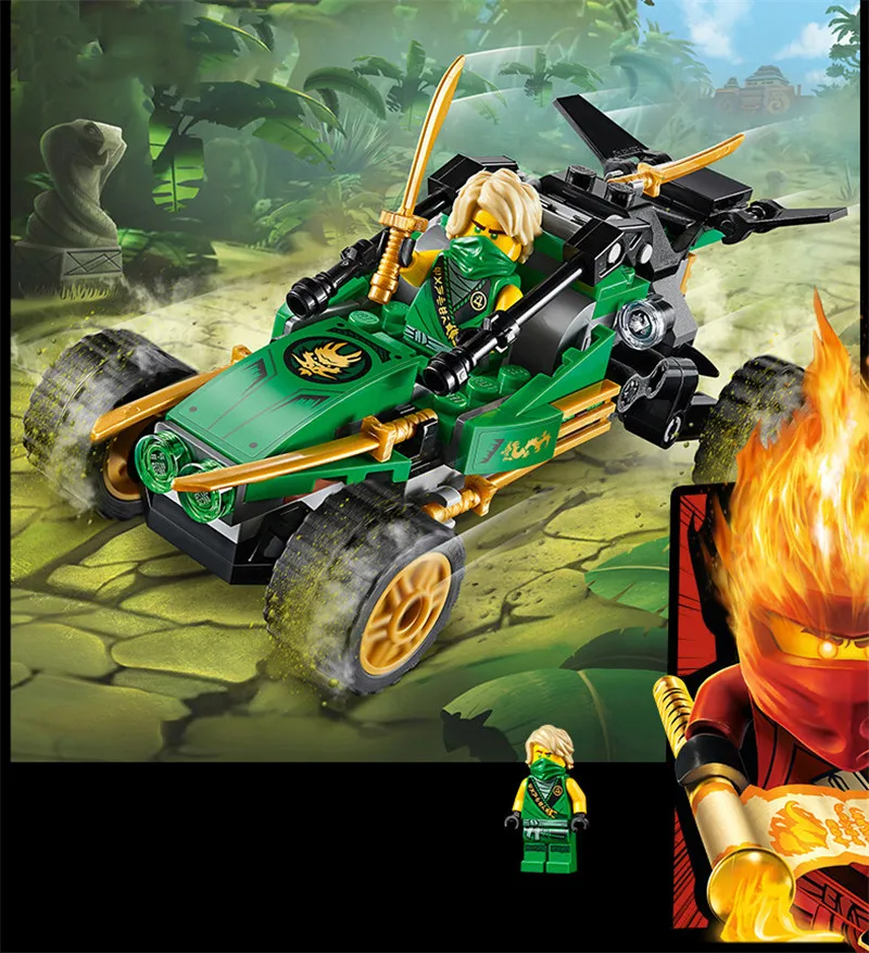 Конструктор Ninjagoed Lloyd Nightcrawler 133 шт. в наличии Классическая модель фильма детские