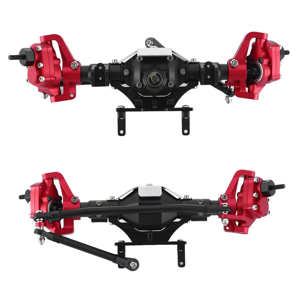 

Aluminum CNC Anodized Full Front Rear Portal Axle For Axial SCX10 II 90046 90047 1/10 RC Crawler Car Upgrade Parts