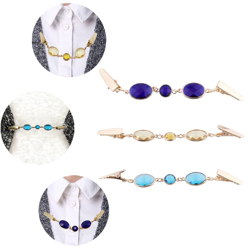 Женский кардиган свитер блузка булавка для шали брошь с кристаллами зажим