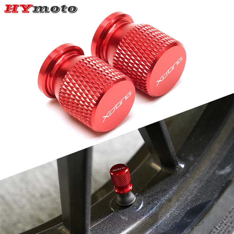 

With Logo XCITING For KYMCO Xciting 250 300 350 400 /400S 500 Motorcycle CNC Aluminum Accessories Tire Valve Air Port Cover Cap