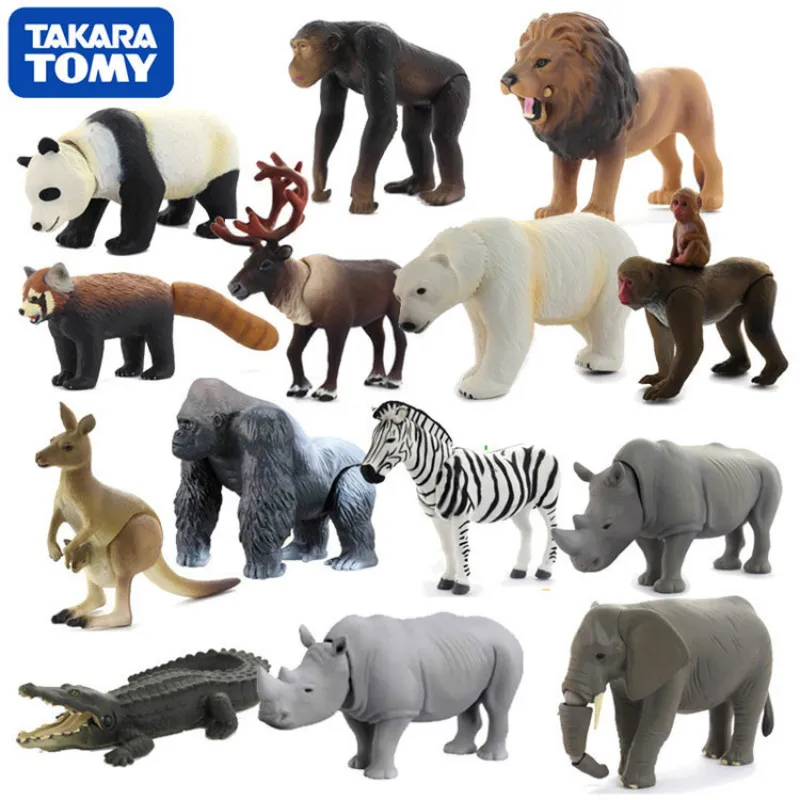 

Фигурка Takara Tomy, морской лев, лес, король, тигр, фигурка, обезьяна, кролик, Зебра, кукла, дикие животные, мир, модель, игрушки для детей, образова...