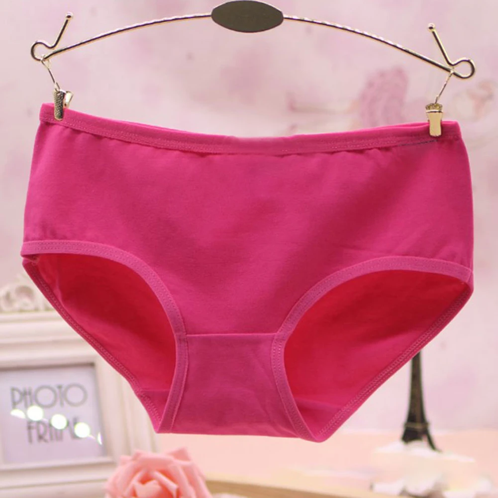 Новые сексуальные бесшовные трусики карамельных цветов для девушек однотонное