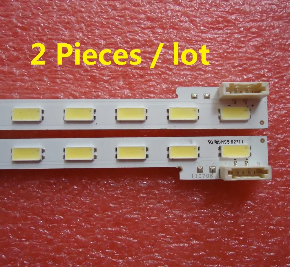 

2 Piece/lot LED backlight 46-DOWN LJ64-03363A 2012SLS46 7030 44 R L for KDL-46EX650 LTY460HN05 44 LEDs 56cm
