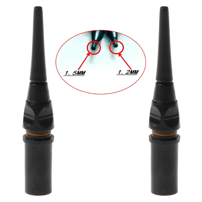

10 PCS Fishing Float Head DIY Floats Green Blue Light Attract Adapter Connector 1.5/1.2mm Electronic Luminous Tackle Accessories
