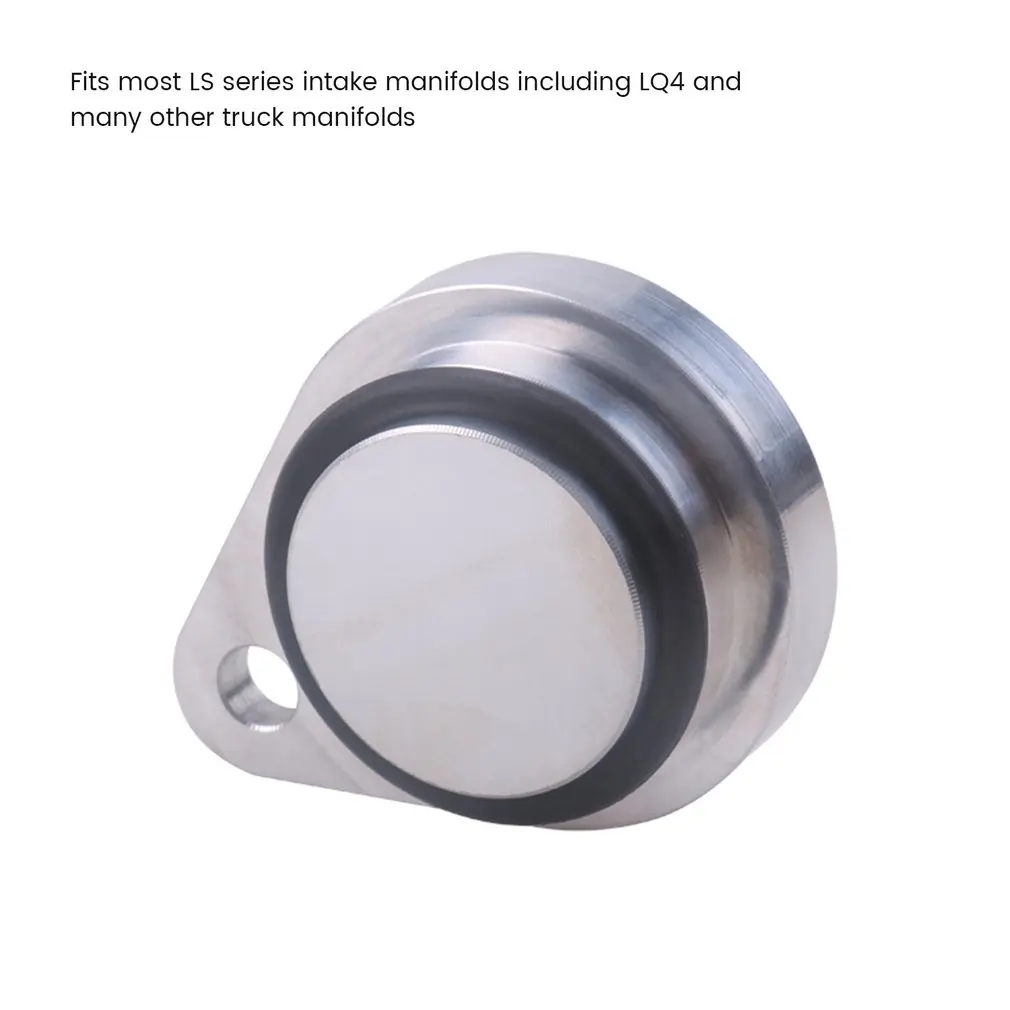 

LS Truck EGR Tube Plug Intake Block Off Plate For Silverado LQ4 LQ9 5.3 6.0 LSX Billet Aluminum Block Off Plate
