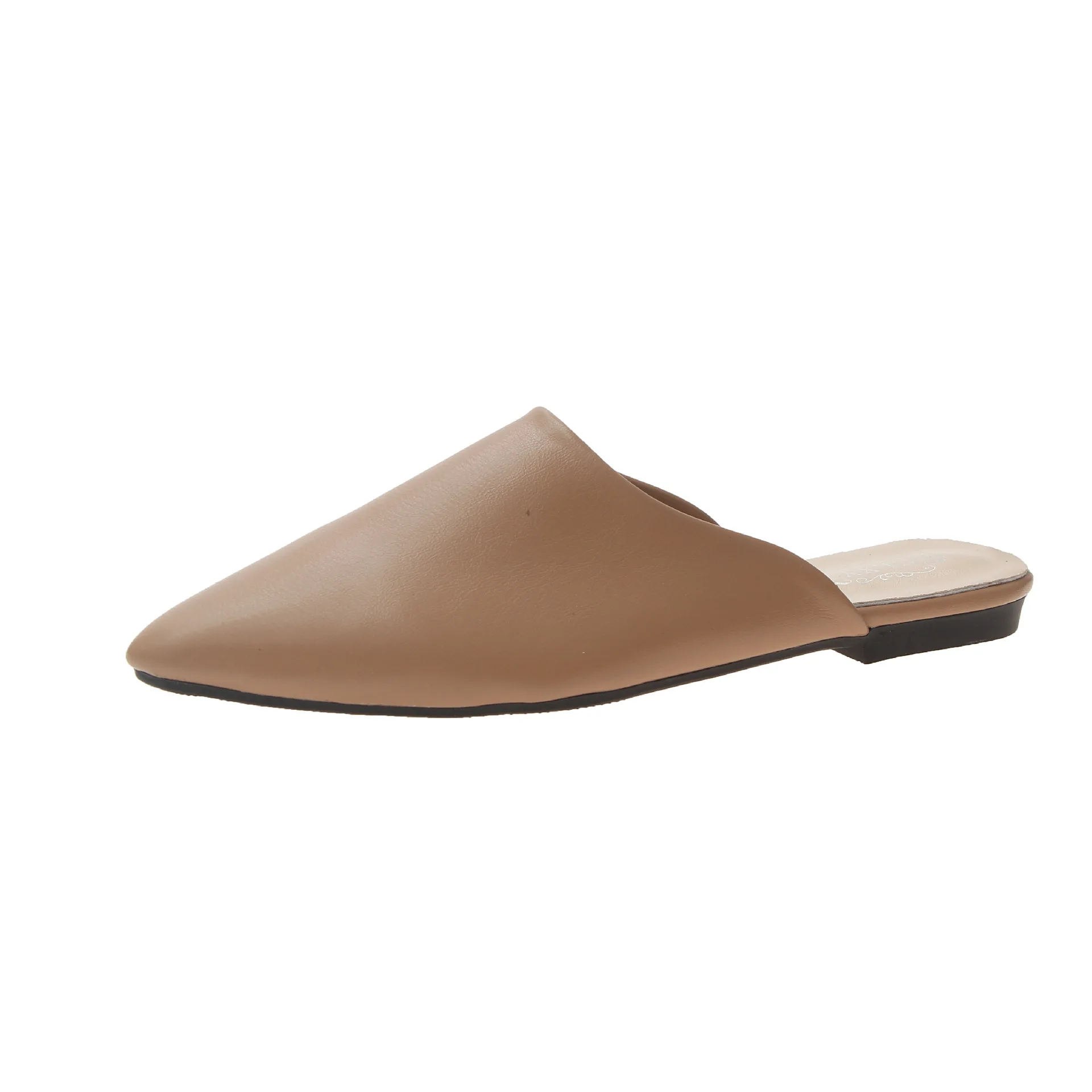 

Slippers Casual Low Female Shoes Square heel Cover Toe Slides Loafers Mules For Women 2021 Luxury New Block Flat Pointed Basic R