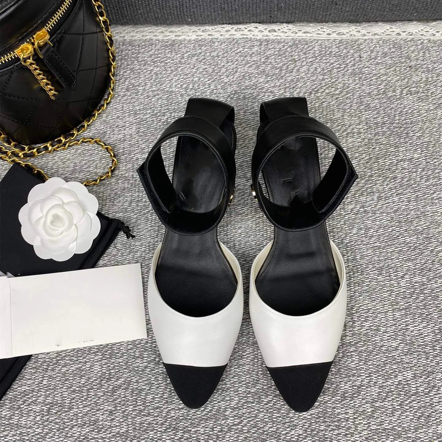 

Ollymurs Classic Sandals Women High Heels Ankle Strap Hook Loop Pointed Toe Square Heels Ladies Party Shoes Luxury Brand Design