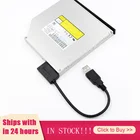 Кабель-Переходник USB 2,0Mini Sata II 7 + 6 13Pin, 1 шт., для ноутбука, DVDCD, для привода Slim Line в наличии