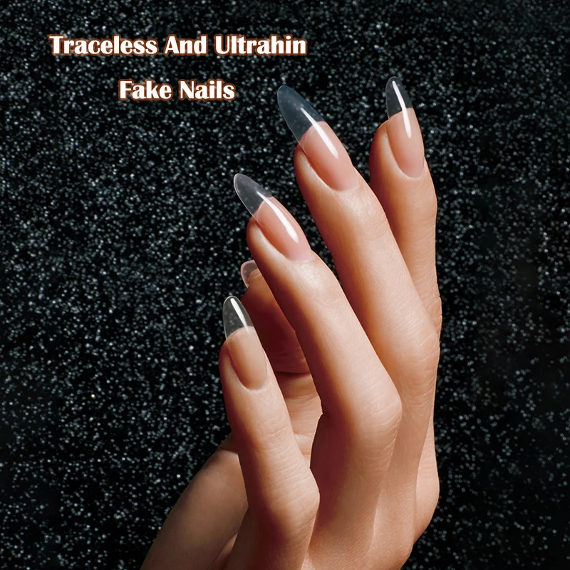 Fake Nail Art Tips Press on False Nails Full Cover Clear/Semi-Frosted/Full Matte Artificial Salon Accessories Tool | Красота и