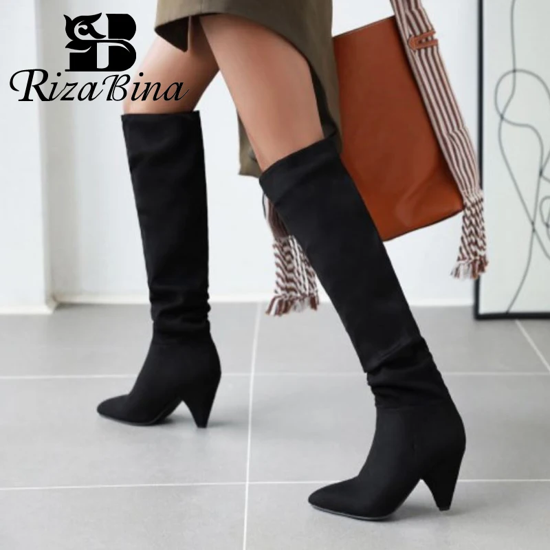 Женские сапоги до колена с леопардовым принтом Размеры 35 47|Сапоги колена| |