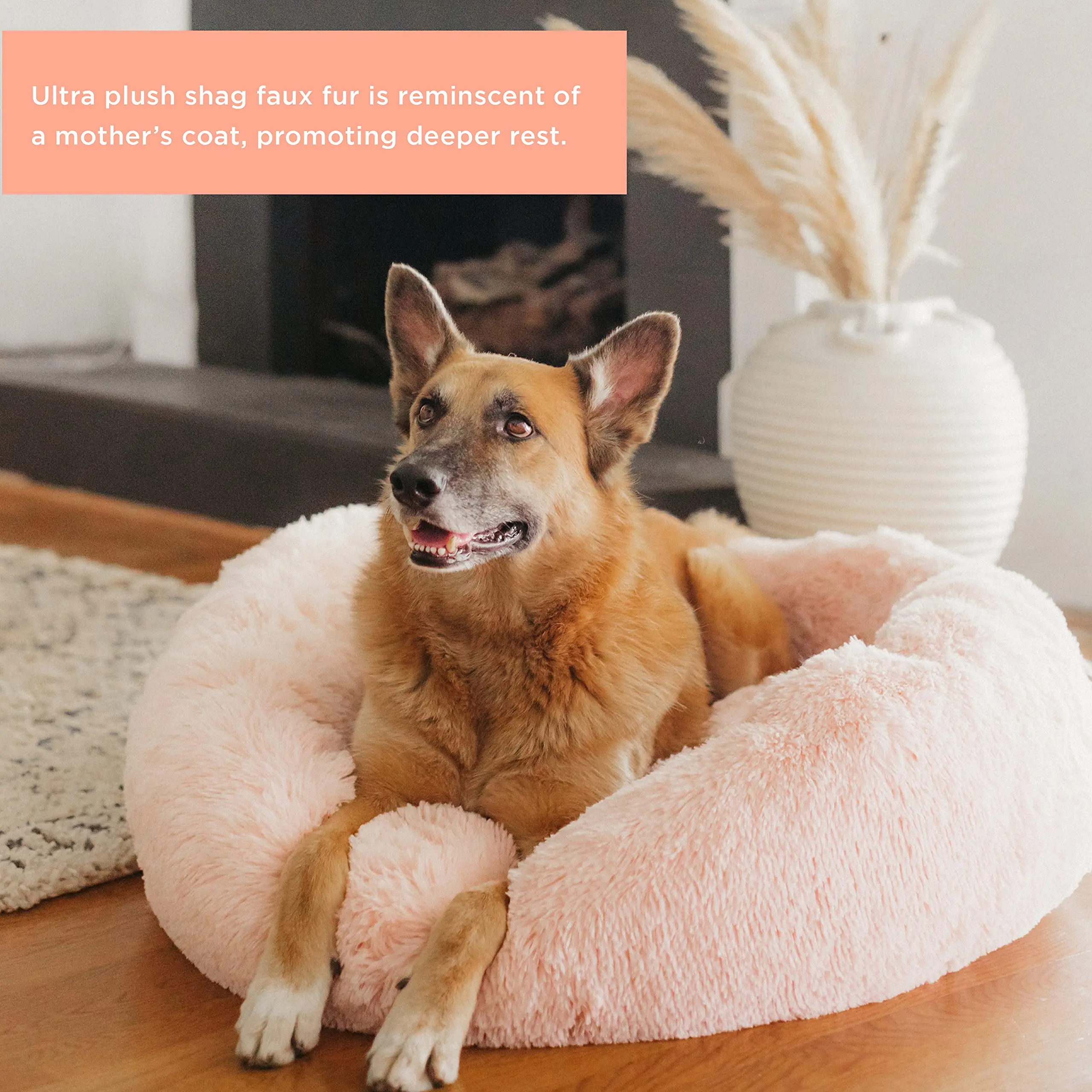 

Dog Pet Bed Kennel Round Cat Bed Winter Warm Dog House Sleeping Bag Long Plush Super Soft Pet Bed Puppy Cushion Mat Cat Supplies