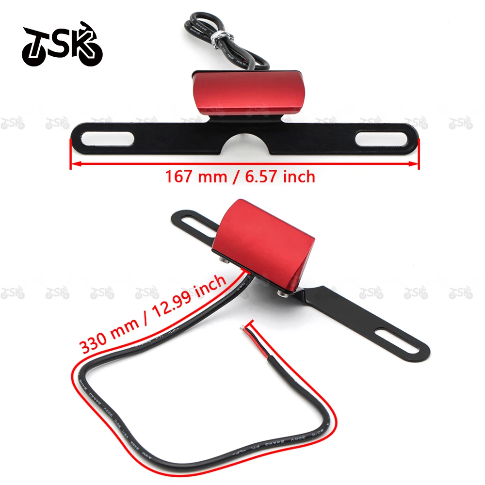 Фото Светодиодный светильник для номерного знака мотоцикла Kawasaki YAMAHA SUZUKI Honda Ducati BMW Harley Triumph DTN №3