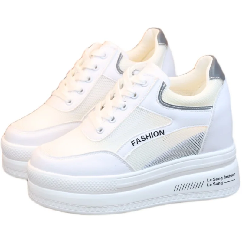 

Summer Shoes Ladies Increas Height Tennis Female Women Round Toe Wedge Basket 2021 Clogs Platform Mixed Colors Casual Sneaker Ne