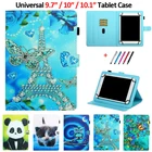 Универсальный чехол для 10,1-дюймового планшета iPad 10 2 iPad 10,1 Samsung Tab A 10 1 9,7 Huawei Mediapad M5 Lite 10 T5 2019, чехол