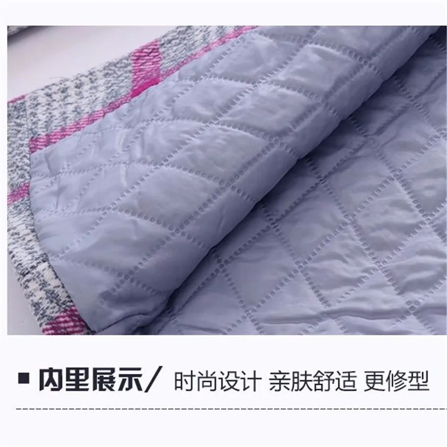 Детская куртка Сезон осень-зима жакет в клеточку для девочек Куртка детская