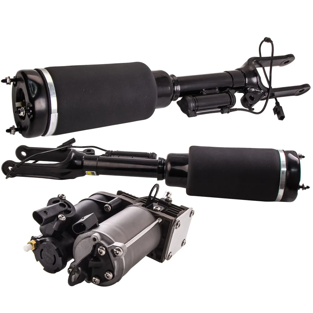 2x Front Left Right Air Suspension Shock w/ Compressor For Mercedes R320 R350 R Class 2513202704 R63 AMG R500 2513203113 | Автомобили и