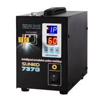 sunkko 737g battery spot welder 1 5kw digital display spot welding machine for 18650 battery pack weld double pulse spot welders