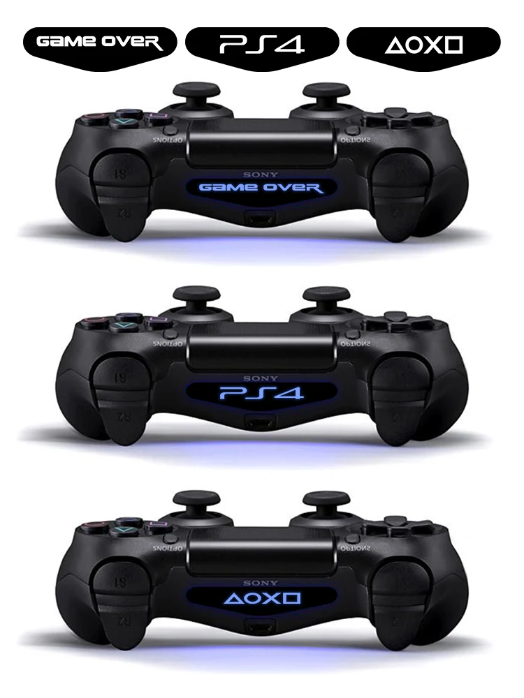 9 шт./компл. светильник светодиодный наклейки для кожи для Playstaion4 PS4 Геймпад светильник наклейки для PS4 Slim Ps4 pro игровой контроллер