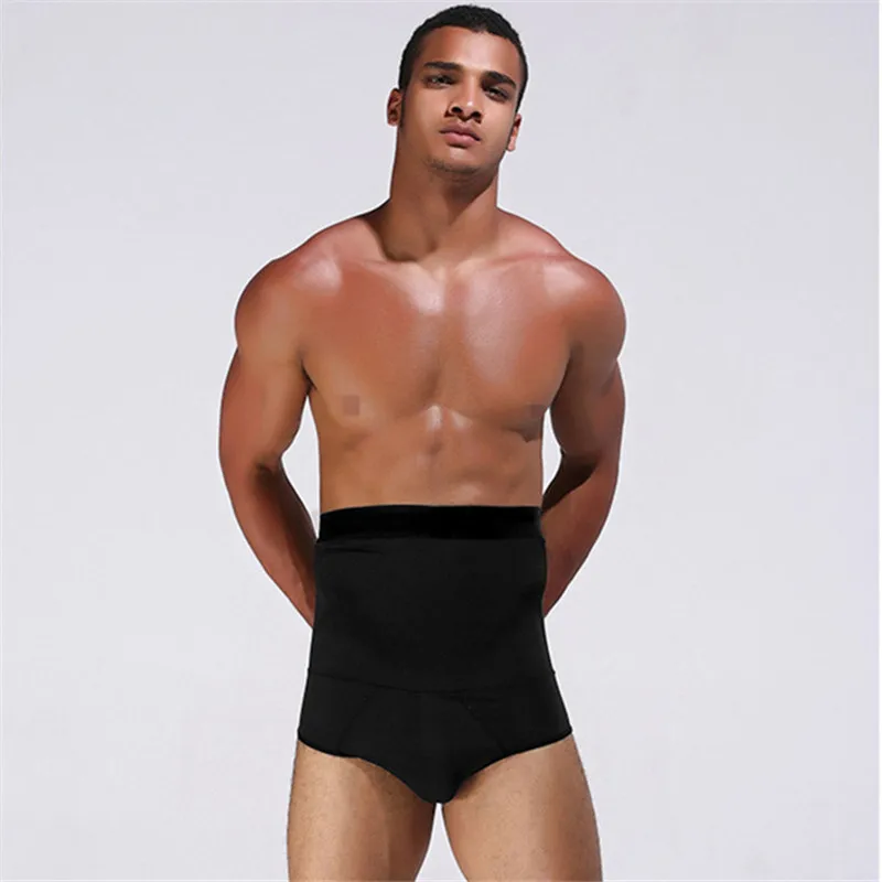 Трусы мужские компрессионные с завышенной талией утягивающее белье триммер для